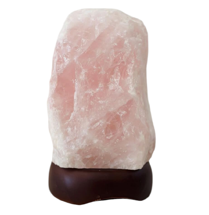 Lámpara de Cuarzo Rosa