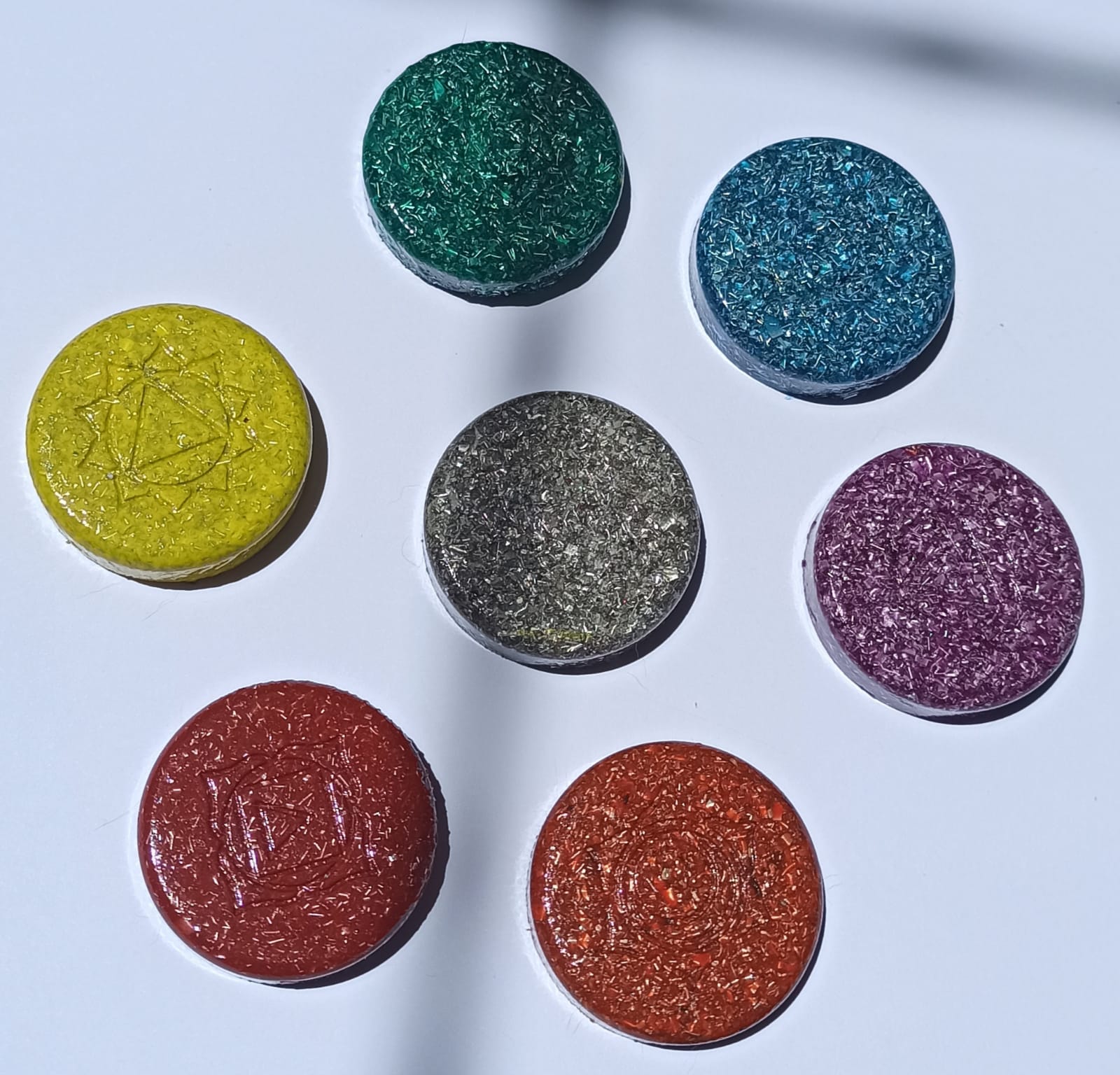 Orgonita Set 7 Chakras - Imagen 4
