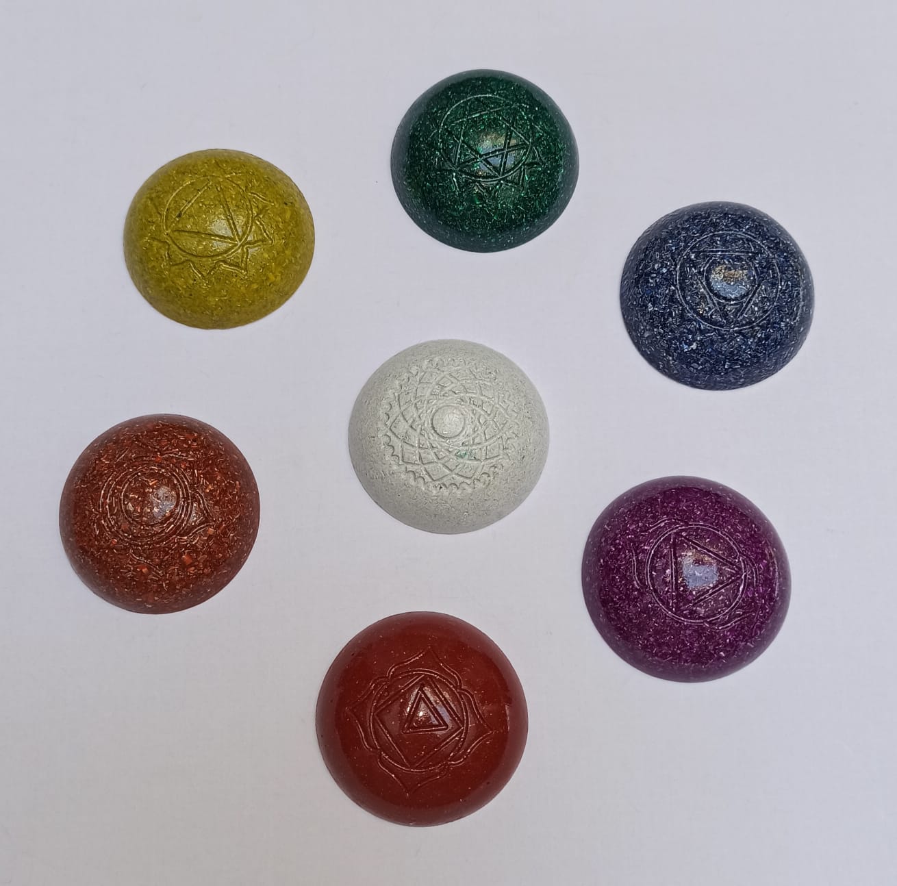 Orgonita Set 7 Chakras