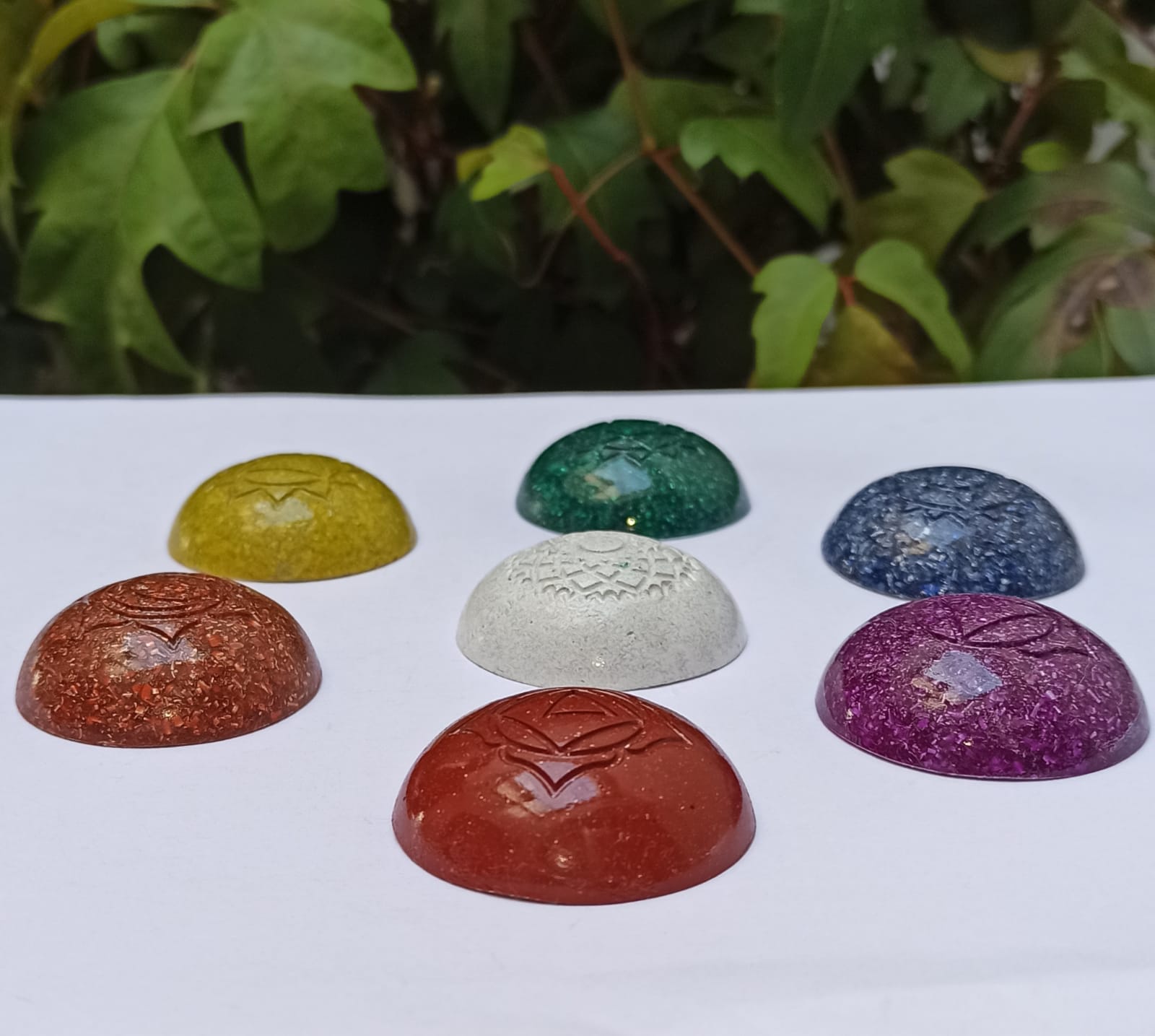 Orgonita Set 7 Chakras - Imagen 2