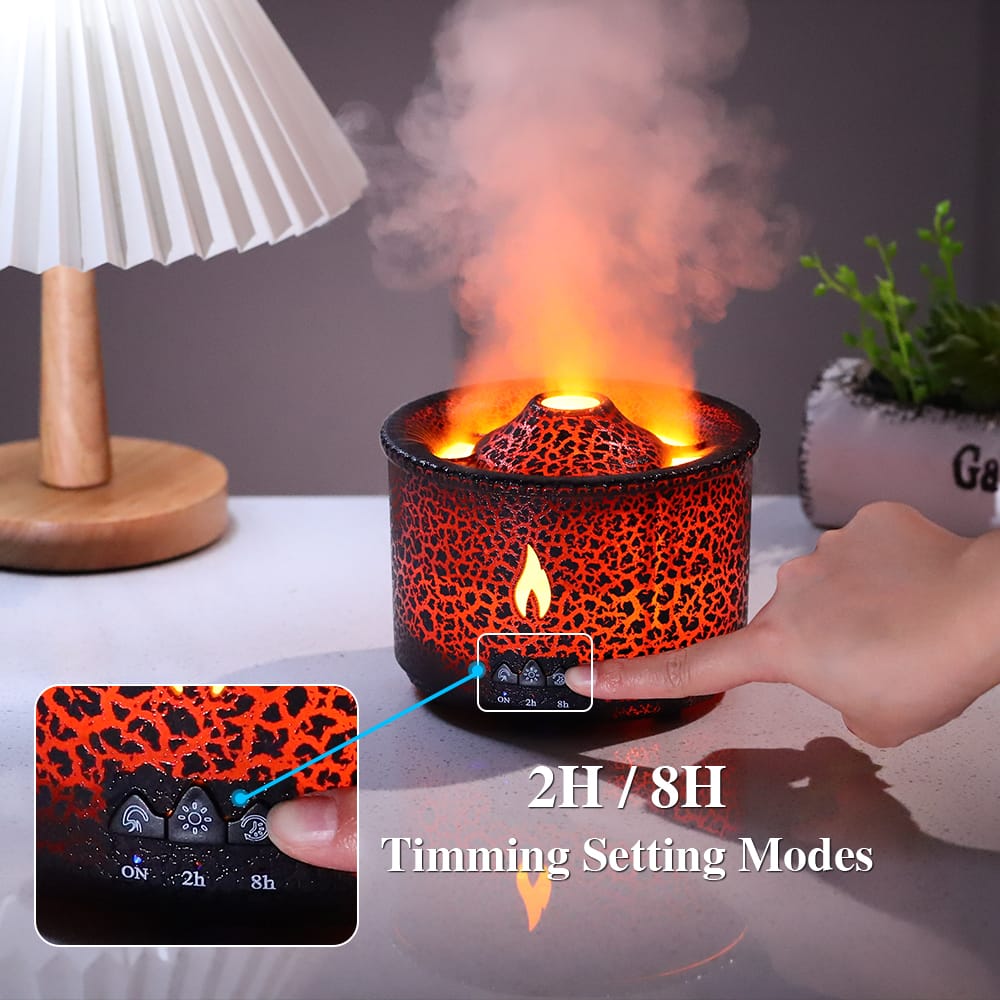 Humidificador y Difusor de Aroma Modelo Volcán